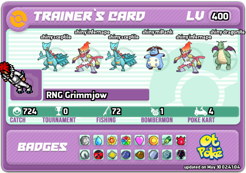 RNG Grimmjow Card otPokemon.com
