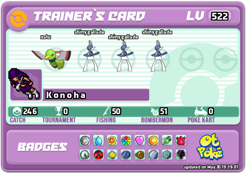 K o n o h a Card otPokemon.com