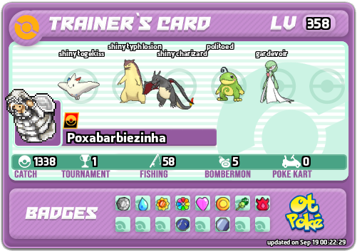 Poxabarbiezinha Card otPokemon.com