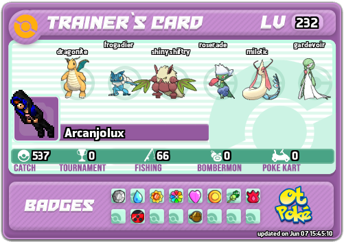 Arcanjolux Card otPokemon.com