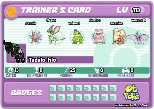 Tadalo-filo Card otPokemon.com