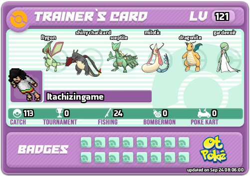 Itachizingame Card otPokemon.com