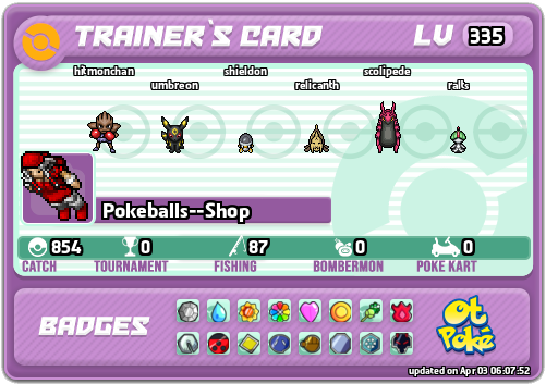 Pokeballs--Shop Card otPokemon.com