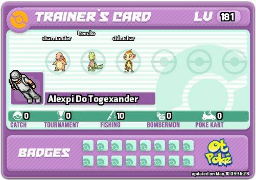 Alexpi Do Togexander Card otPokemon.com