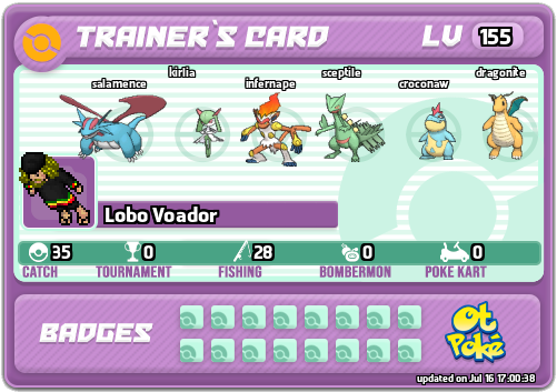 Lobo Voador Card otPokemon.com