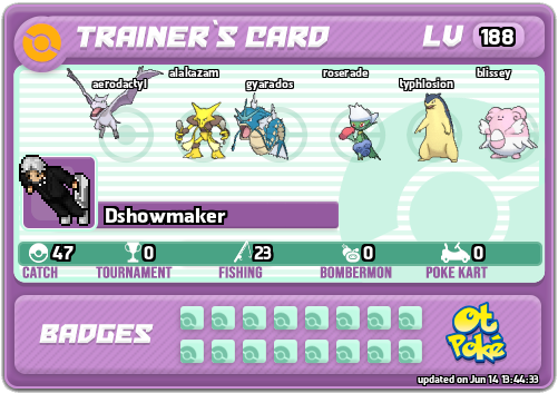 Dshowmaker Card otPokemon.com