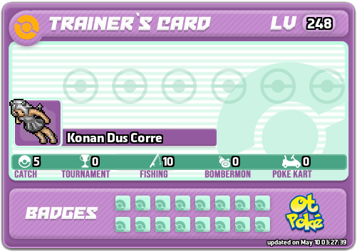 Konan Dus Corre Card otPokemon.com