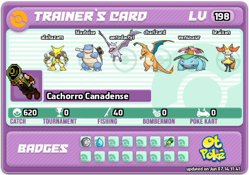 Cachorro Canadense Card otPokemon.com