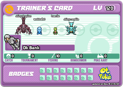 Dk Bank Card otPokemon.com