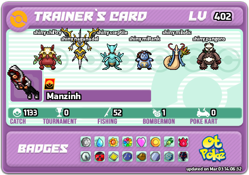 Manzinh Card otPokemon.com