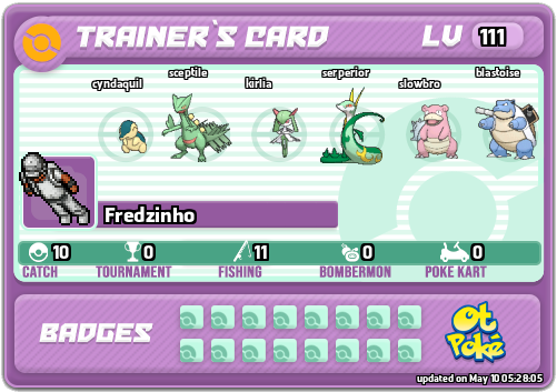 Fredzinho Card otPokemon.com