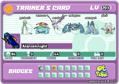 Alanseknight Card otPokemon.com
