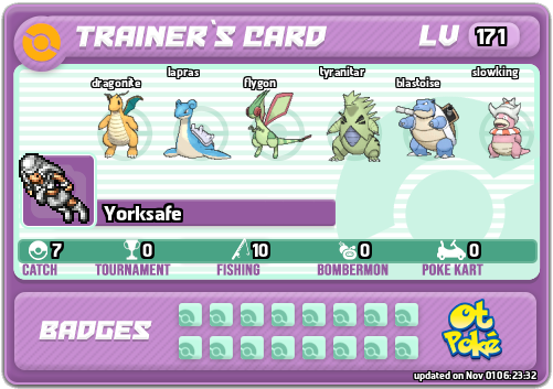 Yorksafe Card otPokemon.com