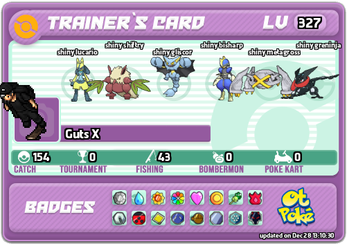 Guts X Card otPokemon.com