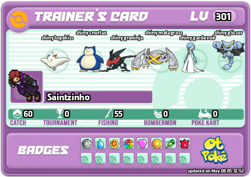 Saintzinho Card otPokemon.com