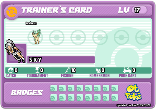 S K Y Card otPokemon.com