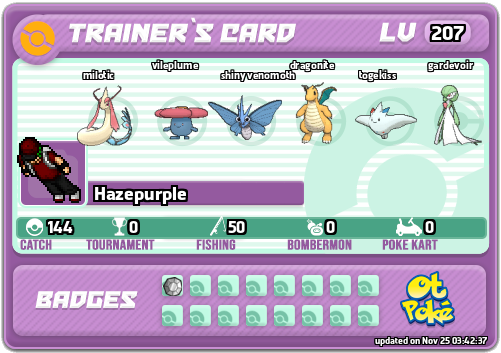 Hazepurple Card otPokemon.com