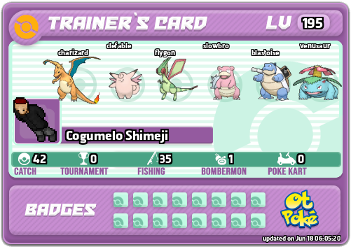 Cogumelo Shimeji Card otPokemon.com