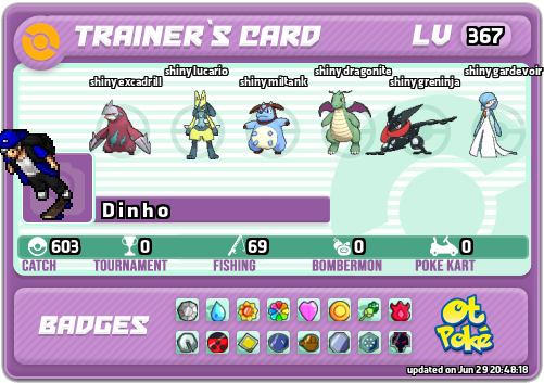 D i n h o Card otPokemon.com