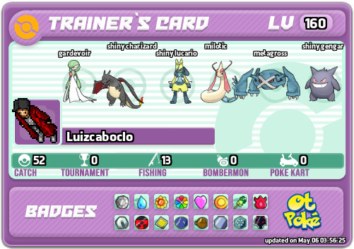 Luizcaboclo Card otPokemon.com