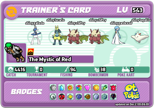 The Mystic of Red Card otPokemon.com