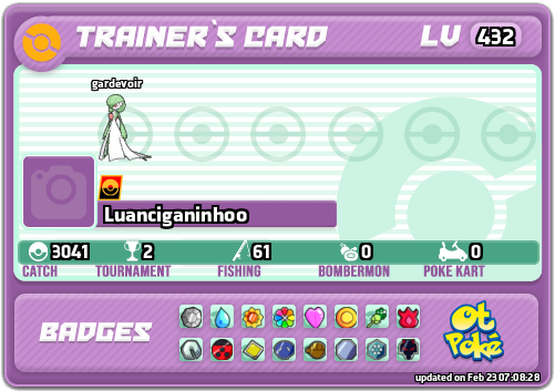 Luanciganinhoo Card otPokemon.com