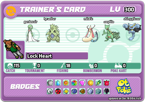 Lock Heart Card otPokemon.com