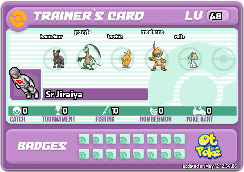 Sr Jiraiya Card otPokemon.com