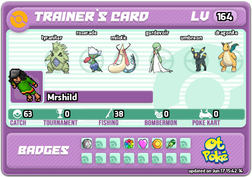 Mrshild Card otPokemon.com