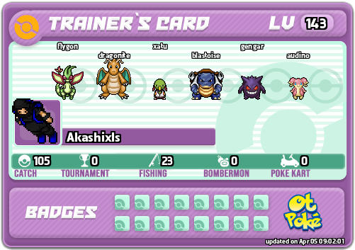 Akashixls Card otPokemon.com