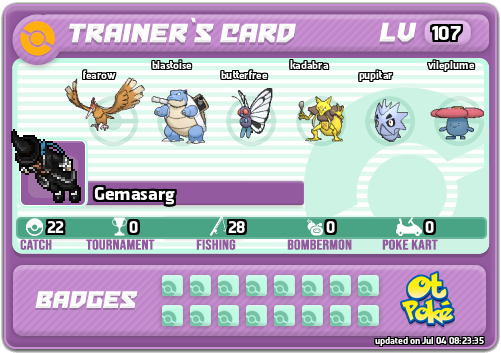 Gemasarg Card otPokemon.com
