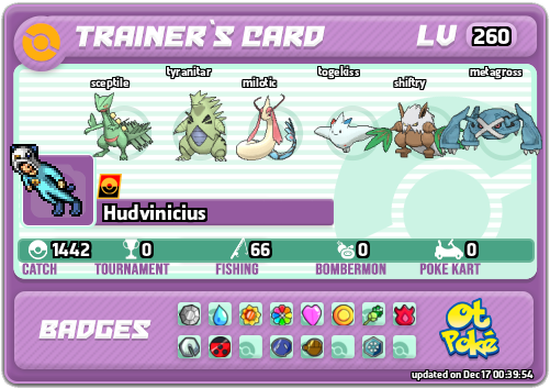 Hudvinicius Card otPokemon.com