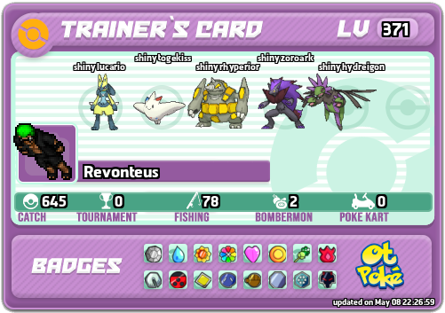 Revonteus Card otPokemon.com