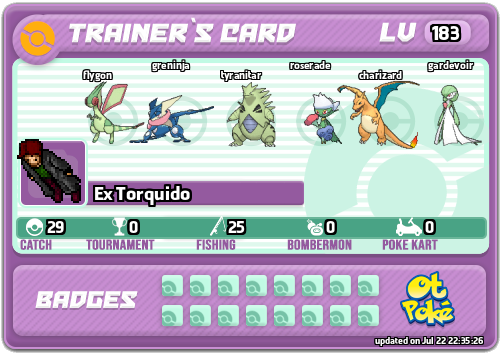 Ex Torquido Card otPokemon.com