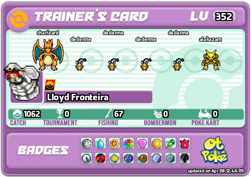 Lloyd Fronteira Card otPokemon.com