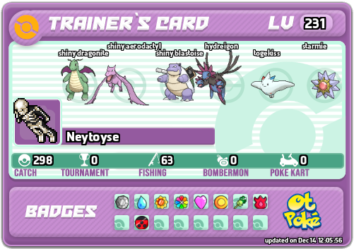 Neytoyse Card otPokemon.com