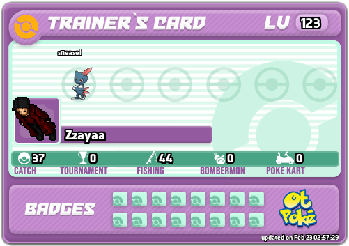 Zzayaa Card otPokemon.com