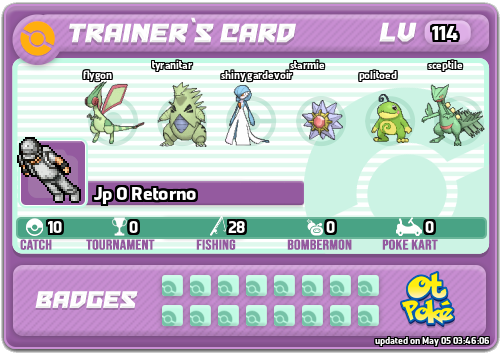 Jp O Retorno Card otPokemon.com
