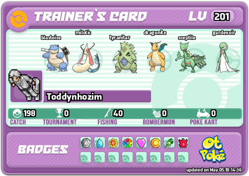 Toddynhozim Card otPokemon.com