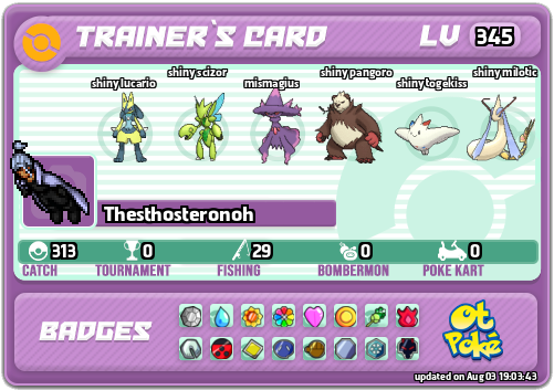 Thesthosteronoh Card otPokemon.com