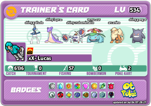 xX- Lucas Card otPokemon.com