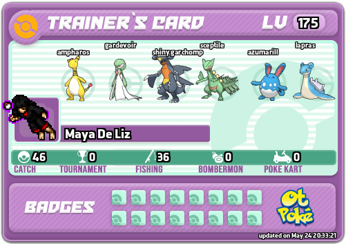 Maya De Liz Card otPokemon.com