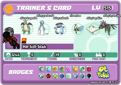 Hit-kill-blak Card otPokemon.com