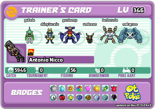 Antonio Nicco Card otPokemon.com