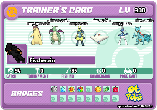 Fischerzin Card otPokemon.com