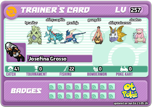 Josefina Grosso Card otPokemon.com