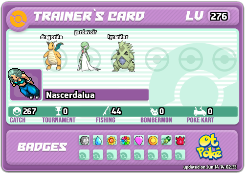 Nascerdalua Card otPokemon.com