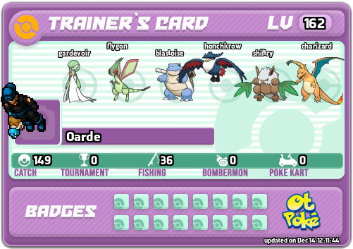 Oarde Card otPokemon.com