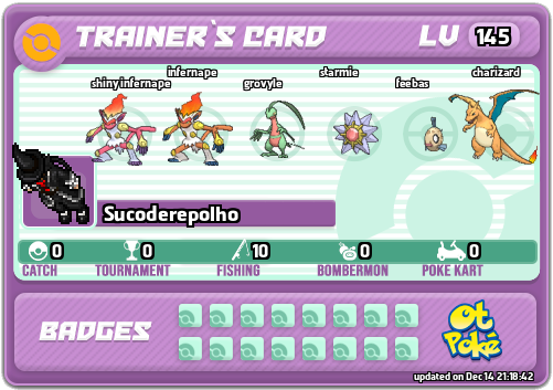 Sucoderepolho Card otPokemon.com