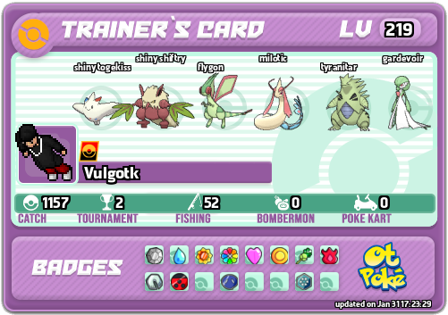 Vulgotk Card otPokemon.com